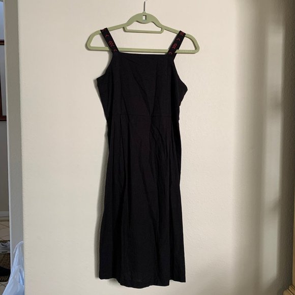 Black Strappy A-line Dress from India. BRAND NEW - Picture 4 of 8